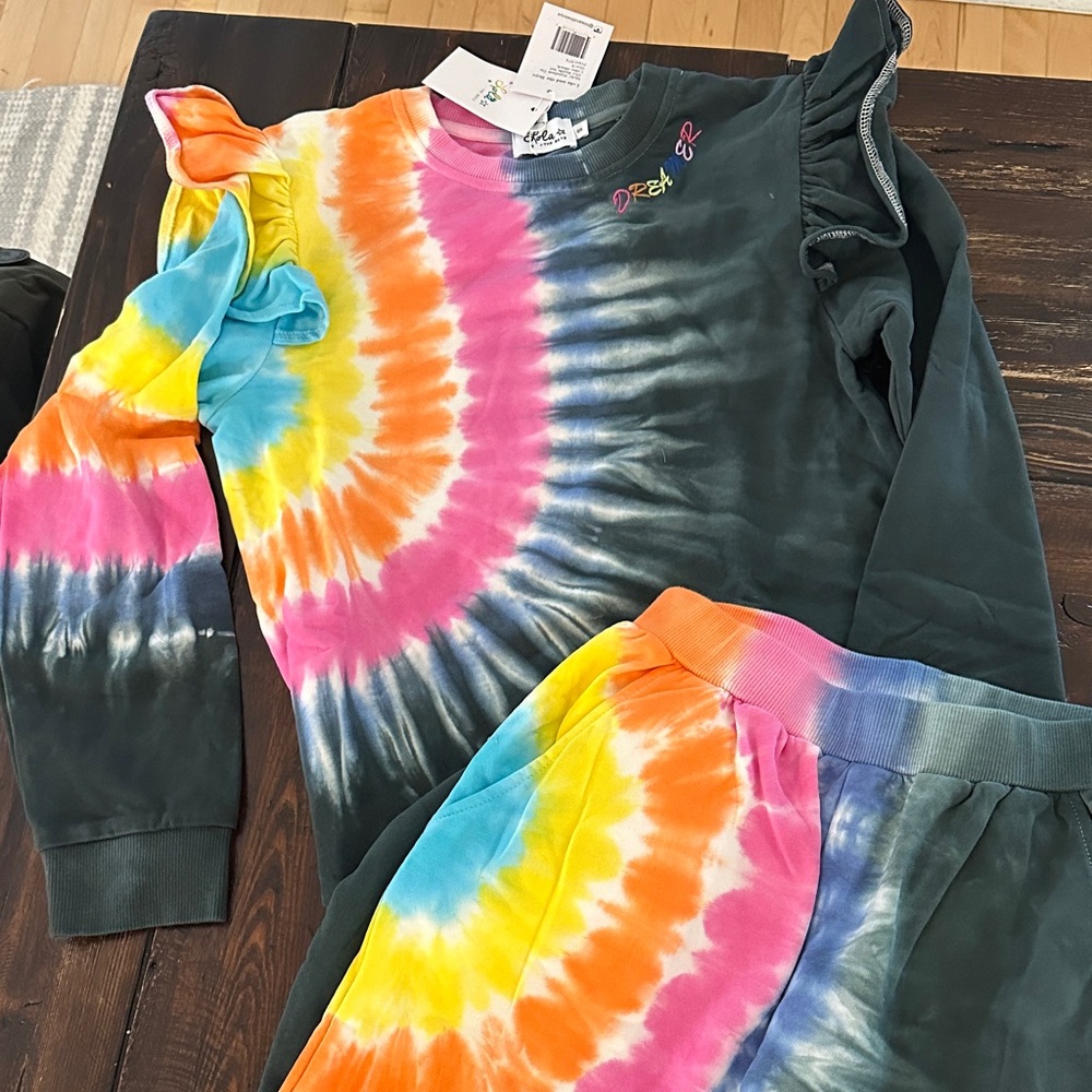 Lola + The Boys Tie-Dye Matching Set